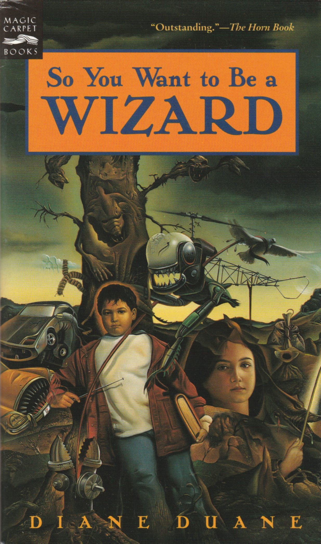 David Bowers' cover for Diane Duane's SO YOU WANT TO BE A WIZARD