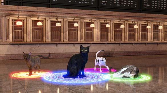 L-r: Saash, Rhiow, Arhu, Urruah