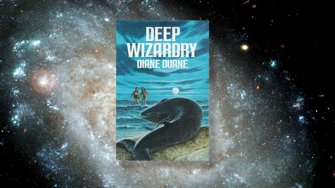 Darrell Sweet cover for Dell hardcover DEEP WIZARDRY