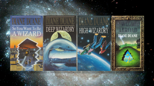 Young Wizards Corgi Books UK editions